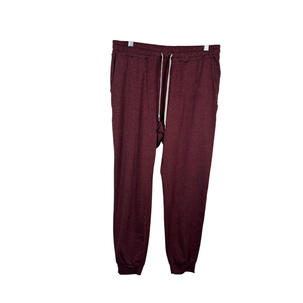 Vuori Performance Joggers Women Medium Burgundy Heather Excellent Slim Fit 3442